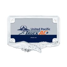Eagle Motorcycle License Plate Frame - Chrome - United Pacific 50118
