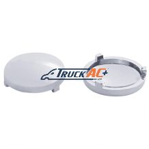 Chrome Plastic Covers For 3/4" Round Vinyl Button For Most Freightliner & International - United Pacific 70195B