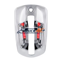 6 LED Chrome Door Handle Cover For 2018-2025 Freightliner Cascadia - Driver, Red LED - United Pacific 42540