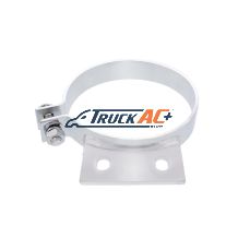 4" 304 Stainless Steel Exhaust Clamp For Peterbilt - United Pacific 21331
