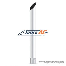 8" Mitred Reduce To 5" O.D. Bottom Exhaust - 108" L - United Pacific M3-85-108