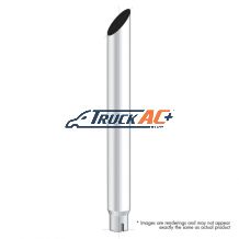 6" Mitred Reduce To 5" I.D. Bottom Exhaust - 72" L - United Pacific M4-65-072