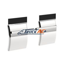 24" X 24" 430 Stainless Quarter Fender With Tube Bracket Set (Pair) - United Pacific 10636