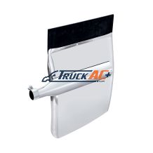 24" X 29" Stainless Quarter Fender Set - Triangle Bracket - United Pacific 10814