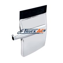 24" x 31" Stainless Quarter Fender Set - Triangle Bracket - United Pacific 10855