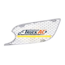 L46-6062, L46-6062R Chrome Air Intake Grille With LED GloLight For 2012-2021 Peterbilt 579 (Driver) - Amber LED/Clear Lens - United Pacific 41780
