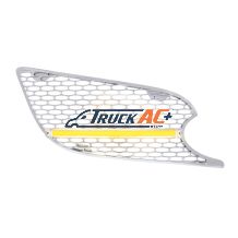 L46-6062, L46-6062R Chrome Air Intake Grille With LED GloLight For 2012-2021 Peterbilt 579 (Passenger) - Amber LED/Clear Lens - United Pacific 41786