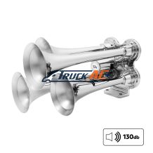 4 Trumpet Mini Train Horn-Chrome - United Pacific 46123