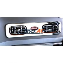 Chrome Plastic A/C Vent Trim For 2006+ Peterbilt 389/388/387/386/384/379- Passenger - United Pacific 21749