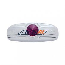 Trailer Brake Cover W/Crystal For Freightliner Century (1996-2011), Columbia (2001-2017) - Purple Crystal - United Pacific 41995