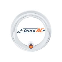 Clock Bezel With Visor For Freightliner Century/Coronado/Columbia - Copper Color Crystal - United Pacific 41924