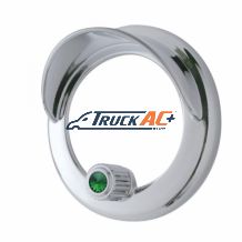 Clock Bezel With Visor For Freightliner Century/Coronado/Columbia - Green Crystal - United Pacific 41927