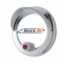 Clock Bezel With Visor For Freightliner Century/Coronado/Columbia - Red Crystal - United Pacific 41929