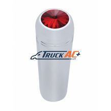 2-1/4" Long Aluminum Toggle Switch Extension With Crystal For Kenworth - Red Crystal - United Pacific 40023