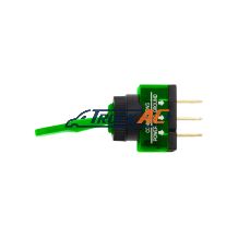 Green Illum Toggle 20 Amp 12V S.P.S.T. On/Off 1 Pc. - United Pacific 98353