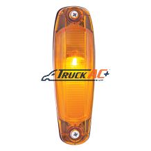 A66-01728-001, A66-01728-003, 2 LED Cab Light For 2018-2025 Freightliner Cascadia - Amber LED/Amber Lens - United Pacific 36812