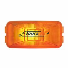 Single Bulb Rectangular Light (Clearance/Marker) - Amber Lens - United Pacific 30141