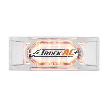 16 LED Reflector Light (Clearance/Marker) With Chrome Bezel - Amber LED/Clear Lens - United Pacific 36895
