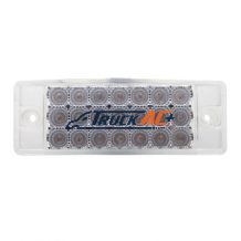 21 LED Reflector Rectangular Light (Clearance/Marker) - Amber LED/Clear Lens - United Pacific 38296B