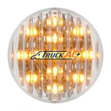 13 LED 2-1/2" Round Light (Clearance/Marker) - Amber LED/Clear Lens - United Pacific 38364