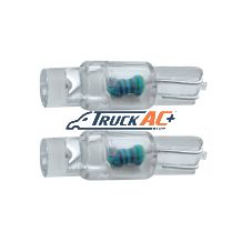Single Micro LED 37/BP2 Bulb - White (Card of 2) - United Pacific 38348