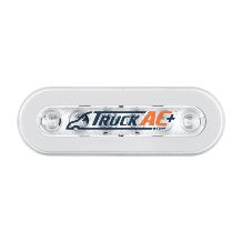 22 LED 6" Oval GloLight (Stop, Turn & Tail) - Red LED/Clear Lens - United Pacific 37130
