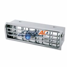 Chrome Plastic A/C Vent With Blue Crystal For Freightliner - United Pacific 41968