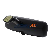 D0AZ-17700-A, 8" Black Day/Night Interior Rearview Mirror Assembly - Glue-On Mount - United Pacific 60052