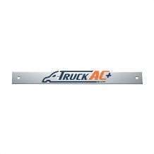 2" X 20" Chrome Top Mud Flap Plain Plate - Bolt Thru - United Pacific 10404