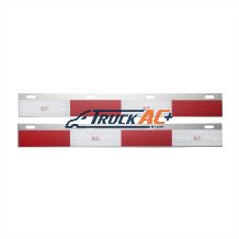 Aluminum Straight Conspicuity Reflector Top Flap Plates - United Pacific 11137B