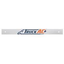 2" X 24" Chrome Top Mud Flap Plain Plate - Bolt Thru - United Pacific 10402