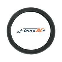 18" Leatherette Steering Wheel Cover-Black - United Pacific 88034
