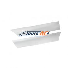 Stainless Kenworth T700 Front Lower Step Kick Plate - United Pacific 29047