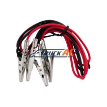 10 Amp Alligator Test Clips w/ 30" Vinyl Leads, 1Red/1Black 1 Set. - United Pacific 98238
