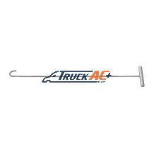 Chrome 31" Long Fifth Wheel Pin Puller, J-Hook (Each) - United Pacific 90010