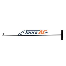 Black 31" Long Fifth Wheel Pin Puller, J-Hook (Each) - United Pacific 90110