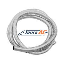 29768, 72" Long Chrome Wire Loom - 1/2" Diameter - United Pacific 34802
