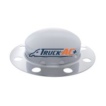 Chrome Dome Front Axle Cover 3PC Kit For Steel/Aluminum Wheel - United Pacific 10130