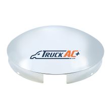 4 Even Notched Chrome Dome Front Hubcap - 1" Lip - United Pacific 10118