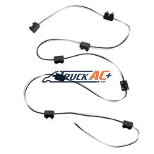 2-Prong Plug Wiring Harness With 6" Lead Between Plugs - 8 Plugs - United Pacific 34242-8