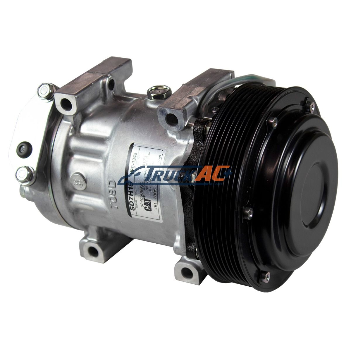 OEM Sanden A/C Compressor - Sanden 6173, Caterpillar 372-9360, 461