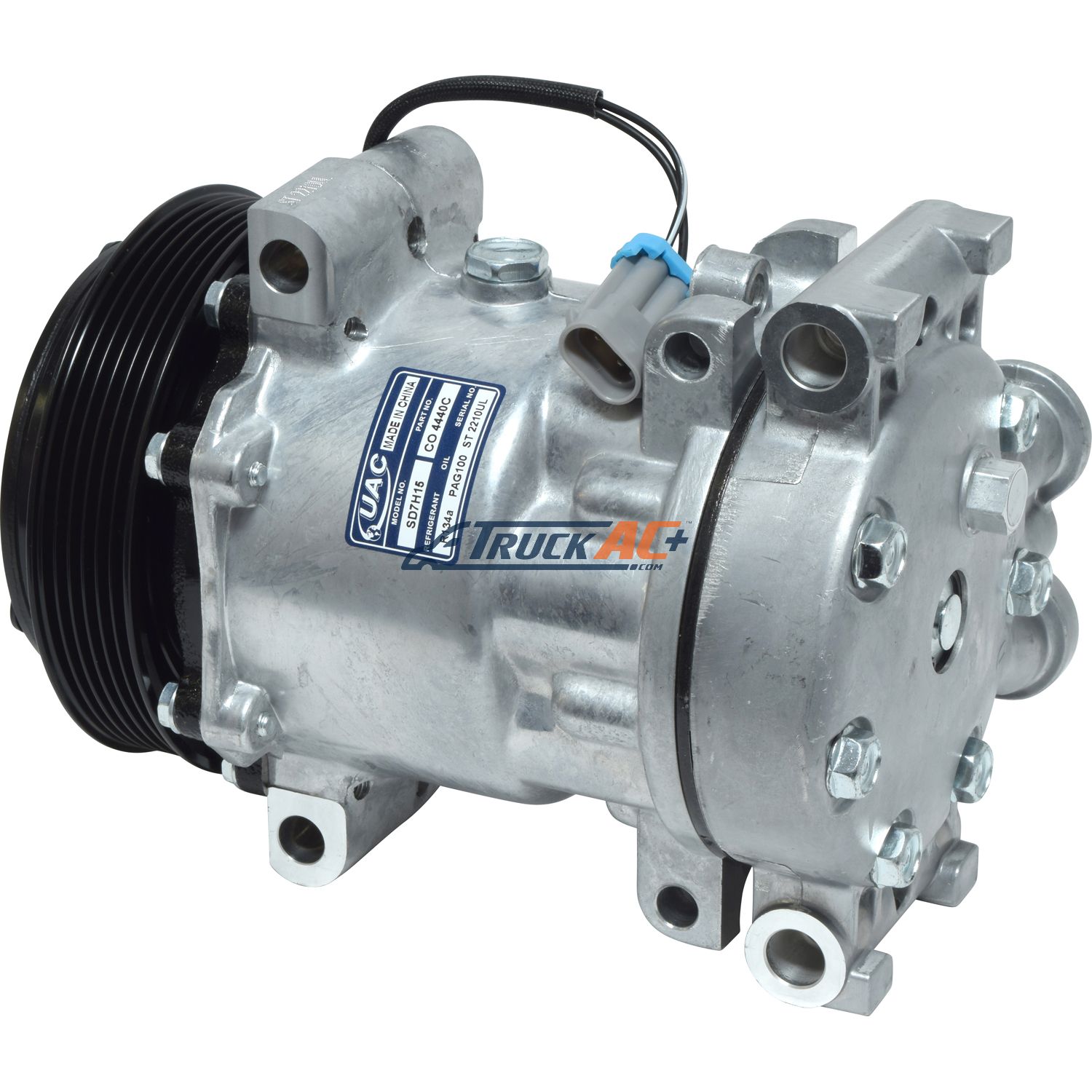 【新品】CABONVANI MD-08 Sanden Style A/C Compressor - Sanden 4440, Truck Air 03-1853S, MEI