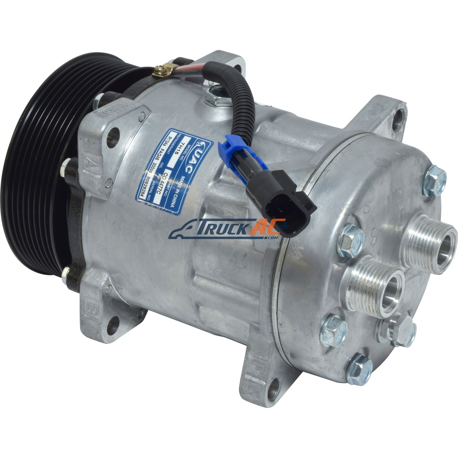 Sanden Style A/C Compressor - Sanden 4431, 4477, 4734, Truck Air