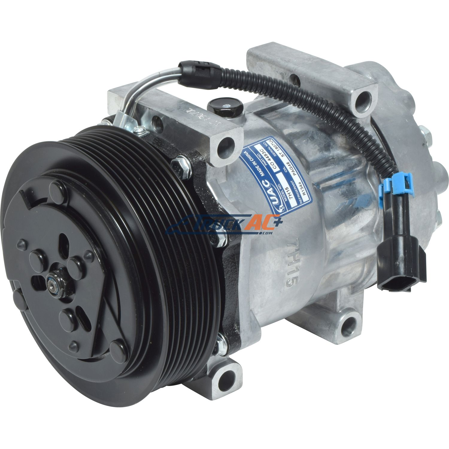 Sanden Style A/C Compressor - Sanden 4493, 4733, 4892, Truck Air