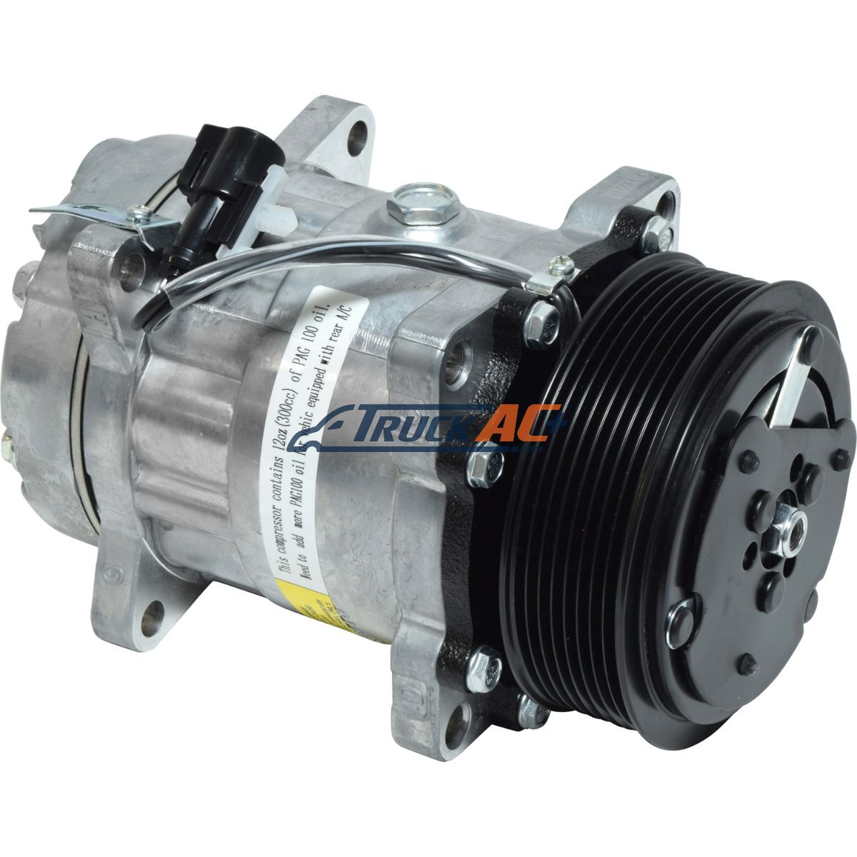 Sanden Style A/C Compressor - Sanden 4753, 4753-AFT, Truck Air 03