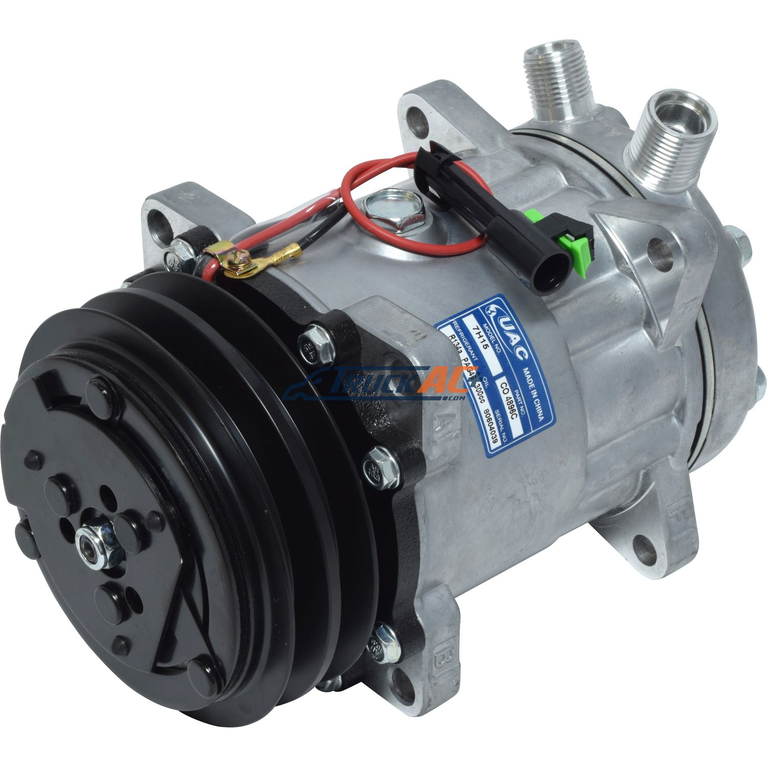 Sanden Style A/C Compressor - Sanden 4627, 4663, 9515, Truck Air