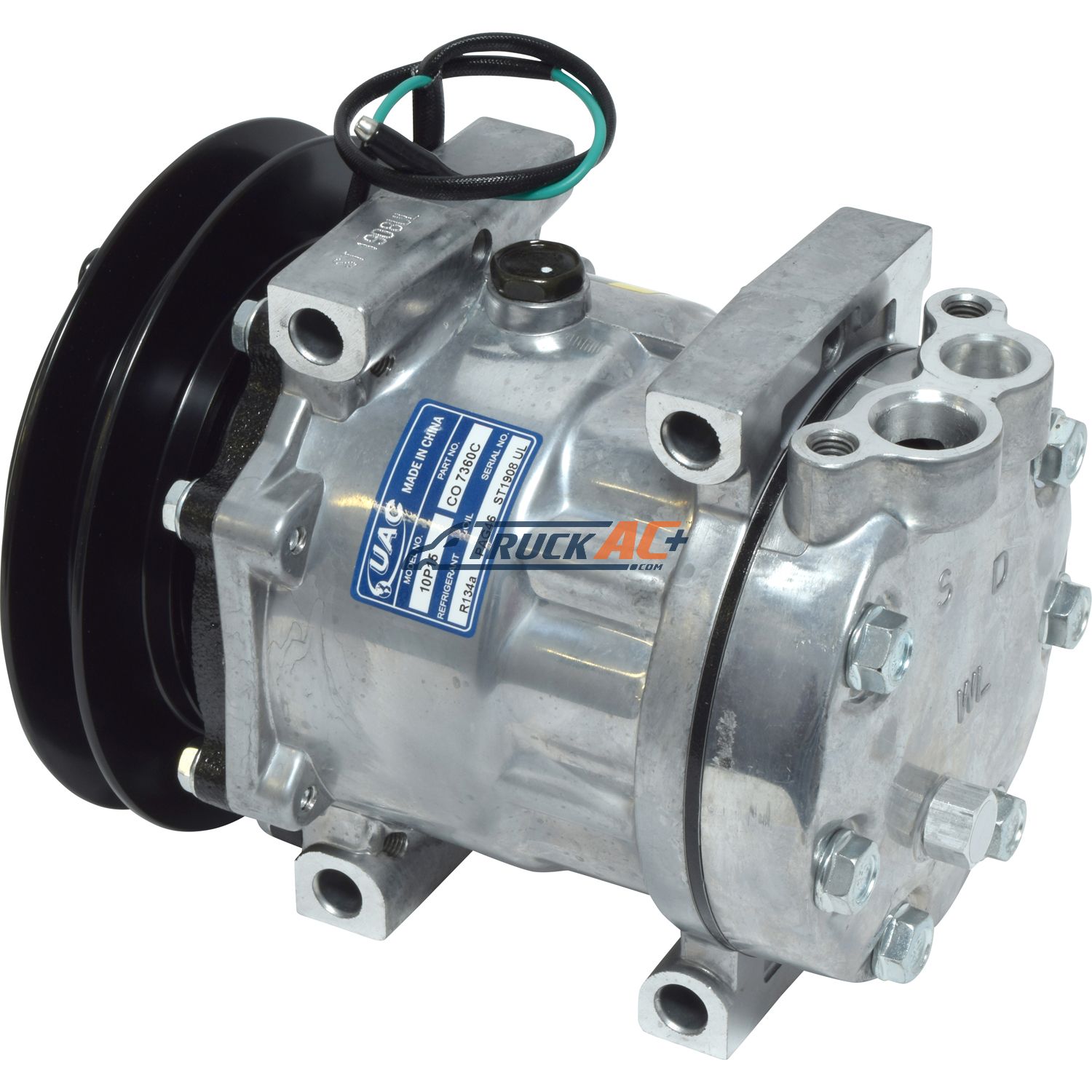 Sanden Style A/C Compressor - Sanden 7360, 7350, Truck Air 03-3533