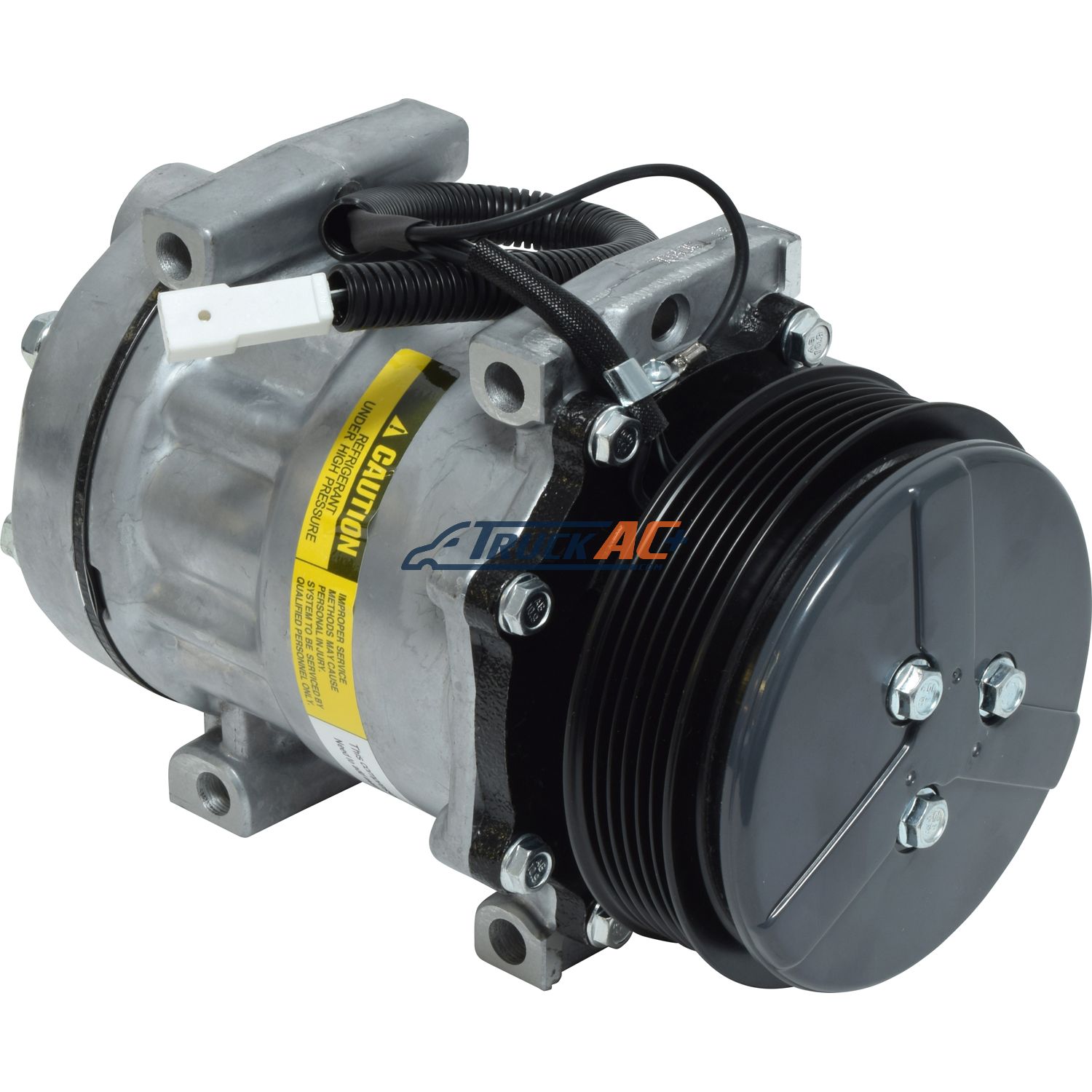 Sanden Style A/C Compressor - Sanden 8244, Truck Air 03-3842, MEI