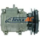 OEM Denso A/C Compressor - Denso 447200-1741, Komatsu