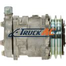OEM Sanden A/C Compressor - Sanden 5072, Truck Air 03-3400, MEI 5786